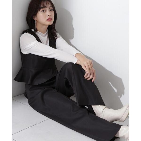 『タイムセール実施中』参考価格：16，500円発売時期：2023年11月コンディション：D（傷・汚れあり）傷や汚れがあるが使用には問題ないアイテムすそ周り：ほつれ、ひきつれ前身頃・後身頃：汚れ参考商品名：ペプラムワイドパンツセットアップ /...