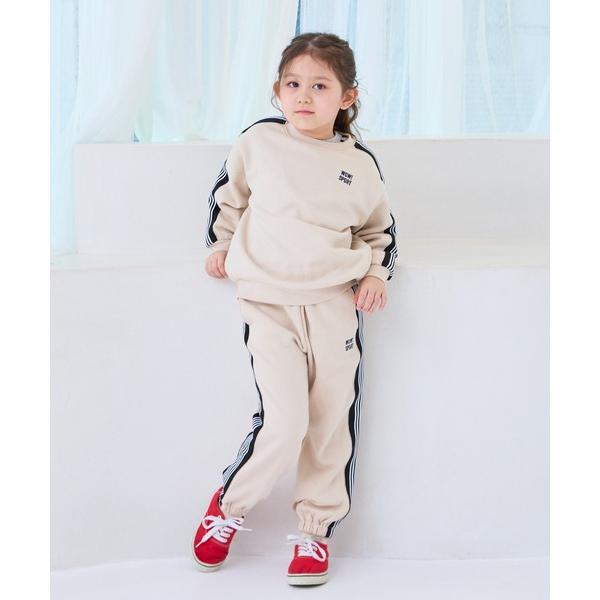 『タイムセール実施中』ZOZO問い合わせ番号:100653298ショップ:MARKEY'S，マーキーズブランド:MARKEY'S，マーキーズ商品名:【LSP WOW!】セットアップ　裏起毛ワンポイントサイドラインBIGスウェットカテゴリ:ジ...