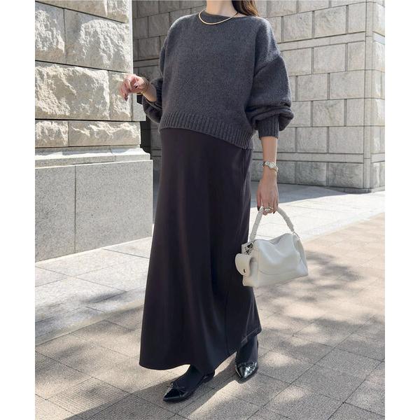 ZOZO問い合わせ番号:100653912ショップ:kobelettuce，コウベレタスブランド:KOBE LETTUCE，コウベレタス商品名:[ mamaレタス ] 2点セット バックスリットニット×ロングワンピースカテゴリ:ママ＆ベビー...