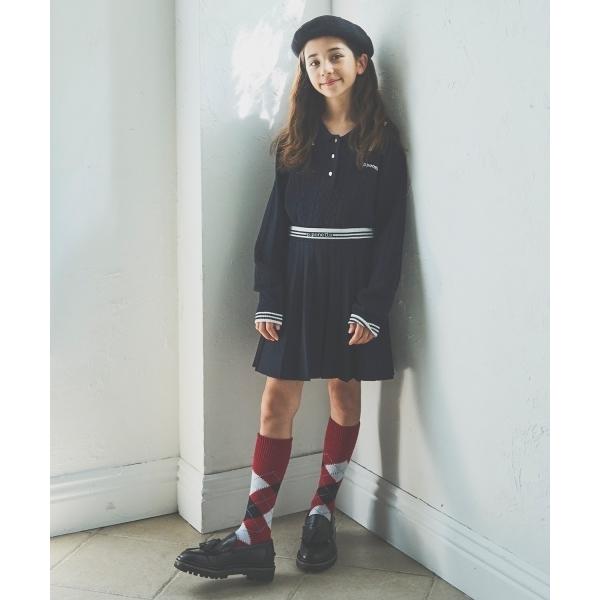 『セール実施中』ZOZO問い合わせ番号:100684810ショップ:NARUMIYA ONLINE，ナルミヤ オンラインブランド:pom ponette junior，ポンポネットジュニア商品名:【130cmあり】ニットセットアップカテゴリ...