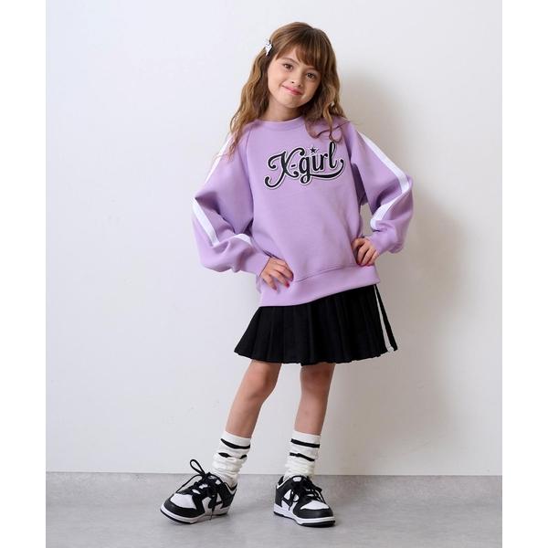 『セール実施中』ZOZO問い合わせ番号:100684862ショップ:X-girl Stages，エックスガール ステージスブランド:X-girl Stages，エックスガールステージス商品名:エンボスロゴプルオーバー+サイドラインプリーツス...