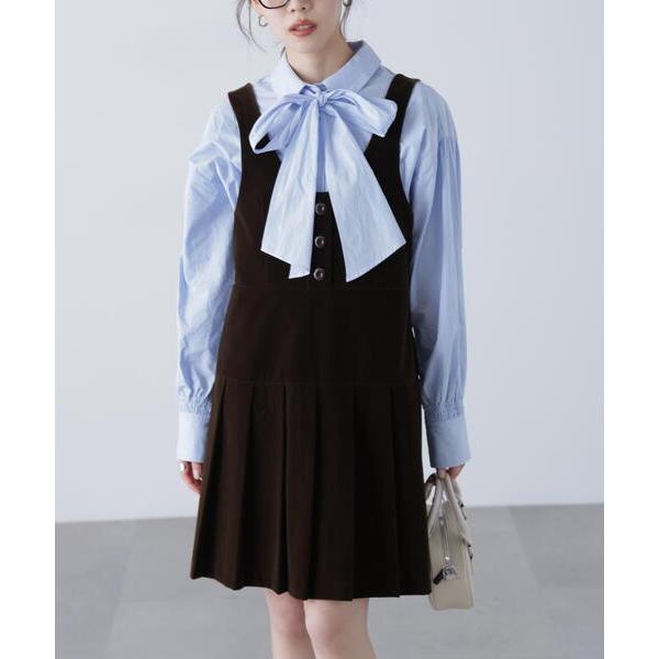 『セール実施中』ZOZO問い合わせ番号:100685938ショップ:FREE'S MART，フリーズマートブランド:FREE'S MART，フリーズマート商品名:◆ローウエストプリーツジャンパースカートカテゴリ:ワンピース/ドレス>ジ...