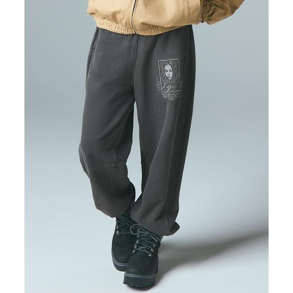 ZOZO問い合わせ番号:100686048ショップ:X-girl，エックスガールブランド:X-girl，エックスガール商品名:PIGMENT DYED FACE AND LOGO SQUARE PATCH SWEATPANTSカテゴリ:パン...