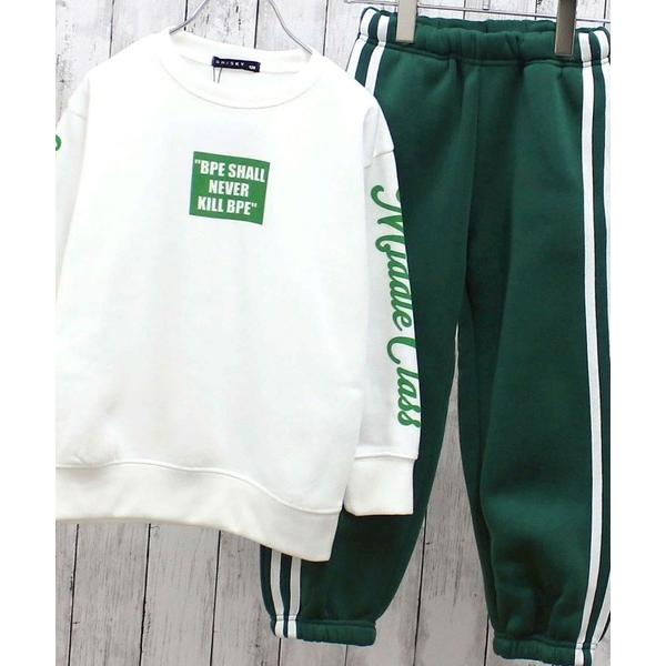 『タイムセール実施中』ZOZO問い合わせ番号:100686692ショップ:Outfitter lab，アウトフィッターラボブランド:SHISKY，シスキー，Outfitter lab，アウトフィッターラボ商品名:裏起毛　2本ライン　セットア...