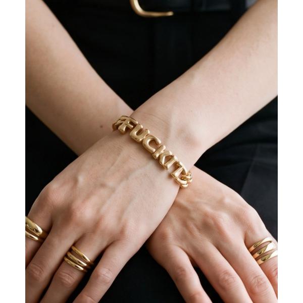 ブレスレット 「C-HUF2」「HUF/ハフ」FUCK IT WARPED ID BRACELET AC01036 メンズ レディース
