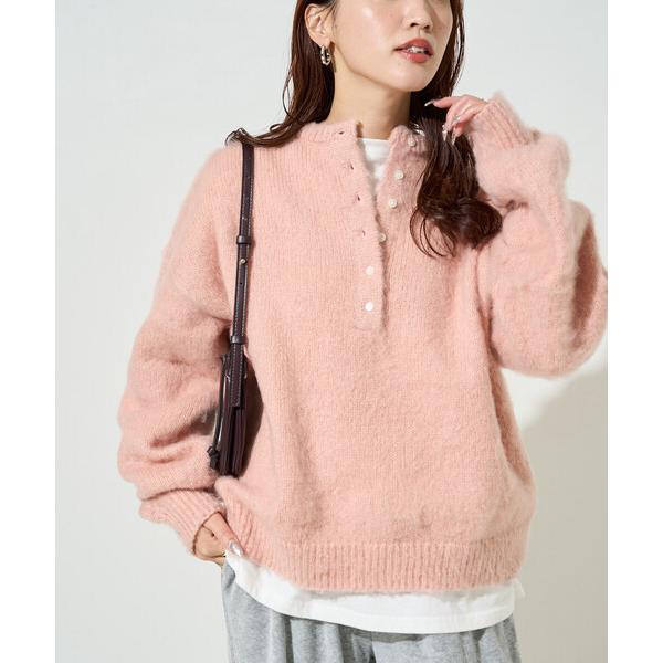 『タイムセール実施中』ZOZO問い合わせ番号:100686771ショップ:FREAK'S STORE，フリークスストアブランド:FREAK'S STORE，フリークスストア商品名:限定展開　ウール タッチ 起毛 ヘンリーネック ニットカテゴ...