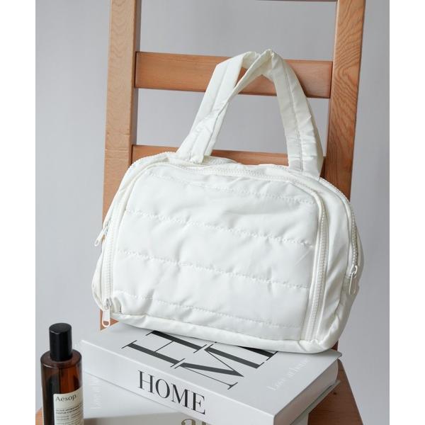 ZOZO問い合わせ番号:100689134ショップ:Port，ポートブランド:Port，ポート商品名:【 Port / ポート 】 マルチポケット 大容量 キルティング トラベルバッグ / メイクポーチ #_カテゴリ:財布/小物>ポー...