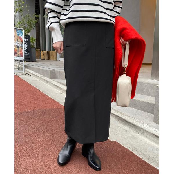 ZOZO問い合わせ番号:100697379ショップ:IENA，イエナブランド:SLOBE IENA，スローブイエナ商品名:ダブルクロスタイトスカートカテゴリ:スカート>スカートブランド品番:25060912412040素材:表地:ポリ...