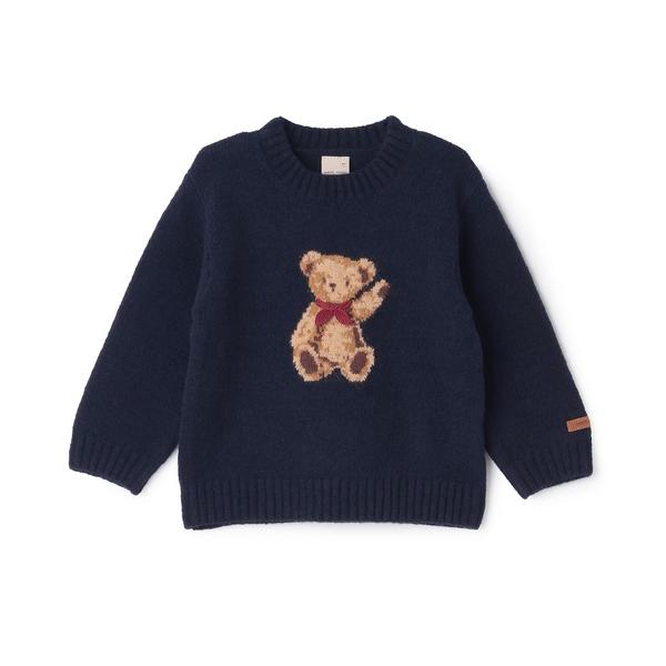 『タイムセール実施中』ZOZO問い合わせ番号:100719484ショップ:petit main，プティマインブランド:petit main，プティマイン商品名:【フワもちっと】くまニットプルオーバーカテゴリ:トップス&gt;ニット/セーター...