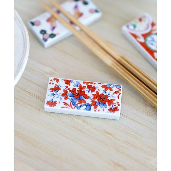 ZOZO問い合わせ番号:100720056ショップ:LAKOLE，ラコレブランド:LAKOLE，ラコレ商品名:古伊万里風タイル箸置き / 607556カテゴリ:食器/キッチン>カトラリーブランド品番:607556素材:磁器原産国:日本...