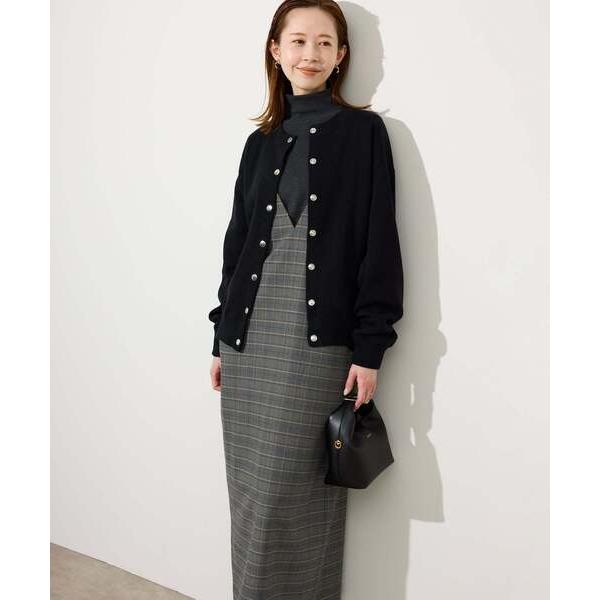 『セール実施中』ZOZO問い合わせ番号:100722236ショップ:IENA，イエナブランド:SLOBE IENA，スローブイエナ商品名:【2枚セット】チェックジャンパースカート×タートルニットセットカテゴリ:ワンピース/ドレス>ワン...