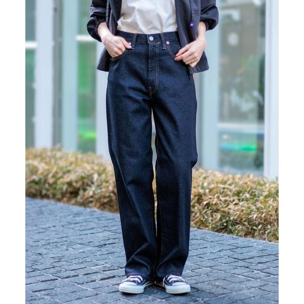 ジーンズ デニム デニムパンツ 「D.M.G / ディーエムジー」 ストレッチデニム 5Pストレートデニム レディース
