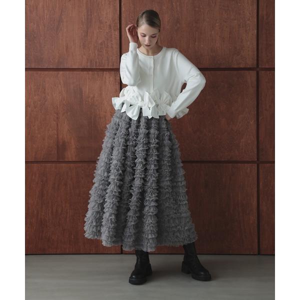 ZOZO問い合わせ番号:100722932ショップ:Meraki，メラキブランド:MERAKI，メラキ商品名:ボリュームチュールロングスカートカテゴリ:スカート>スカートブランド品番:MT252素材:-原産国:中国カラー:ホワイト，ブ...