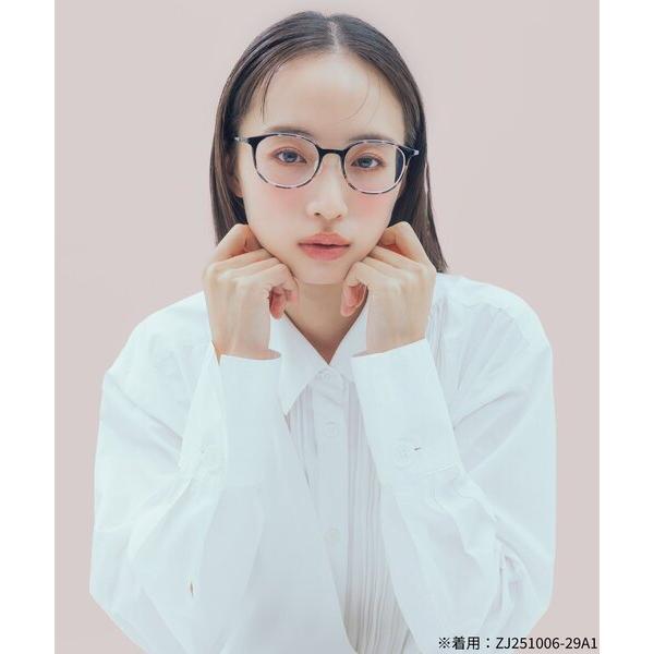 ZOZO問い合わせ番号:100723483ショップ:Zoff，ゾフブランド:Zoff，ゾフ商品名:Zoff SMART with MAQuillAGE(マキアージュ)｜ボストン型 血色感 メガネ｜中顔面短縮みえ メイク 大人可愛い 眼鏡 伊...