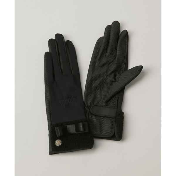 ゴルフ 「LANVIN SPORT/ランバンスポーツ」　リボン付きゴルフグローブ「両手用」 レディース