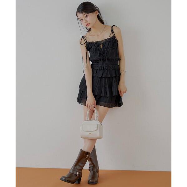 『セール実施中』参考価格：9，680円発売時期：2025年07月コンディション：B（目立つ使用感なし）使用感が少ない、または気にならないアイテムウエスト：毛玉参考商品名：【セットアップ】シアーレースベアキャミ＋ショートパンツセット参考品番：...