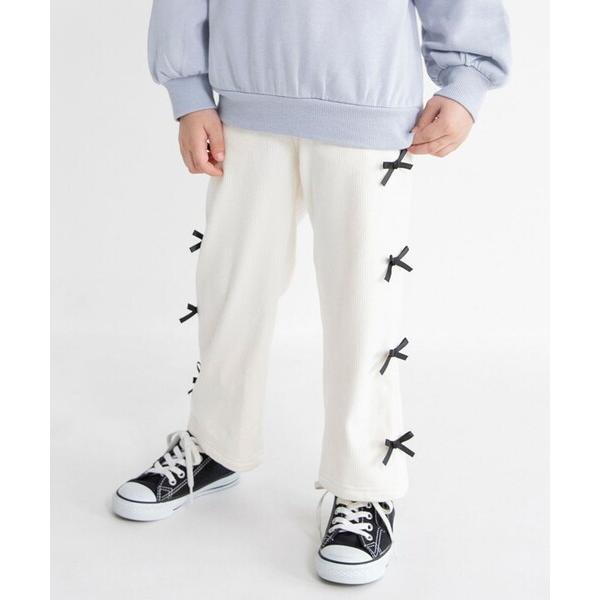 ZOZO問い合わせ番号:100754581ショップ:branshes，ブランシェスブランド:branshes，ブランシェス商品名:【あったか】サイドリボン裏シャギーパンツカテゴリ:パンツ>その他パンツブランド品番:12-5442-13...