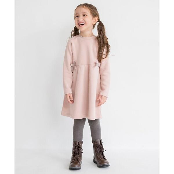 『タイムセール実施中』ZOZO問い合わせ番号:100754597ショップ:branshes，ブランシェスブランド:branshes，ブランシェス商品名:【あったか】ウエストリボン裏起毛ワンピースカテゴリ:ワンピース/ドレス>ワンピース...