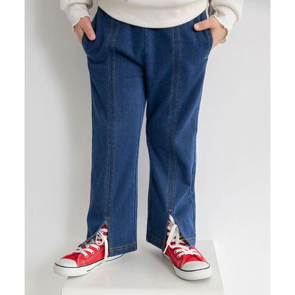 ZOZO問い合わせ番号:100754609ショップ:branshes，ブランシェスブランド:branshes，ブランシェス商品名:【あったか】スリット入りフレア裏起毛デニムパンツカテゴリ:パンツ>デニムパンツブランド品番:12-544...