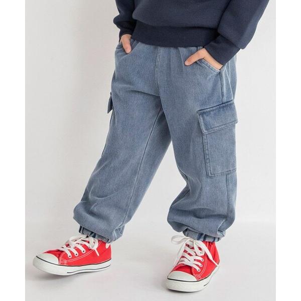 『タイムセール実施中』ZOZO問い合わせ番号:100754610ショップ:branshes，ブランシェスブランド:branshes，ブランシェス商品名:【あったか/デニム】裏起毛やわらかカーゴパンツカテゴリ:パンツ>カーゴパンツブラン...