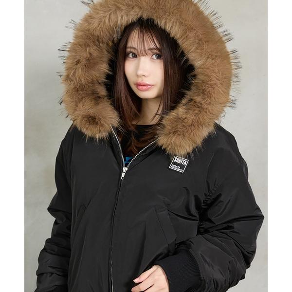 『セール実施中』ZOZO問い合わせ番号:100755009ショップ:shrita，シュリータブランド:shrita，シュリータ商品名:N2Bファー付きブルゾンカテゴリ:ジャケット/アウター>ブルゾンブランド品番:621579素材:表地...