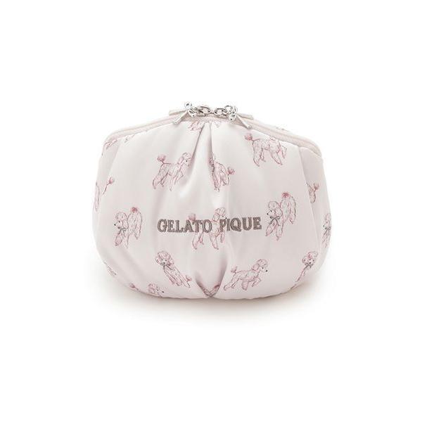 ZOZO問い合わせ番号:100755757ショップ:gelato pique，ジェラート　ピケブランド:gelato pique，ジェラートピケ商品名:プードル総柄ポーチカテゴリ:財布/小物>ポーチブランド品番:PWGB255631素...