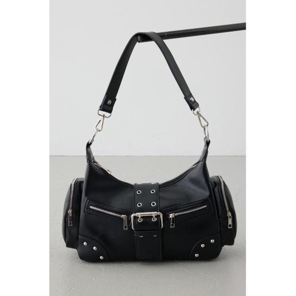 ZOZO問い合わせ番号:100816518ショップ:AZUL BY MOUSSY，アズールバイマウジーブランド:AZUL BY MOUSSY，アズールバイマウジー商品名:ワイドベルトボックスポケットバッグカテゴリ:バッグ>ショルダーバ...