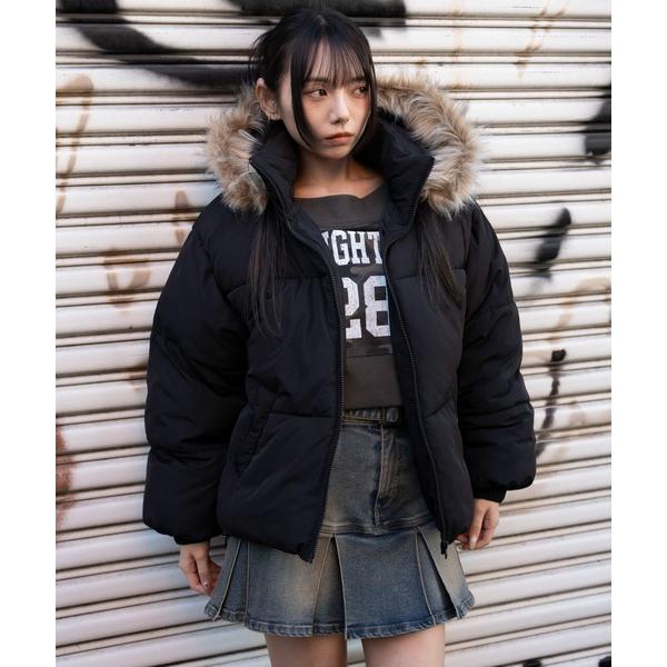 ZOZO問い合わせ番号:100819639ショップ:WEGO，ウィゴーブランド:WEGO，ウィゴー商品名:WEGO/【25年秋冬新作】3WAYファーフードパファーブルゾンカテゴリ:ジャケット/アウター>ダウンジャケット/コートブランド...