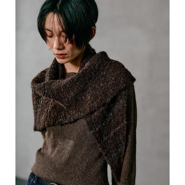 『タイムセール実施中』ZOZO問い合わせ番号:100850246ショップ:LEPSIM，レプシィムブランド:LEPSIM，レプシィム商品名:三角ニットストール　606614カテゴリ:ファッション雑貨>ストール/ショールブランド品番:6...