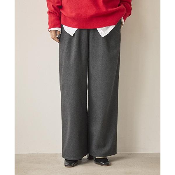 『セール実施中』ZOZO問い合わせ番号:100850263ショップ:studio CLIP，スタディオクリップブランド:studio CLIP，スタディオクリップ商品名:ツイードライクストレートパンツ[プチ・プラスサイズあり]カテゴリ:パン...