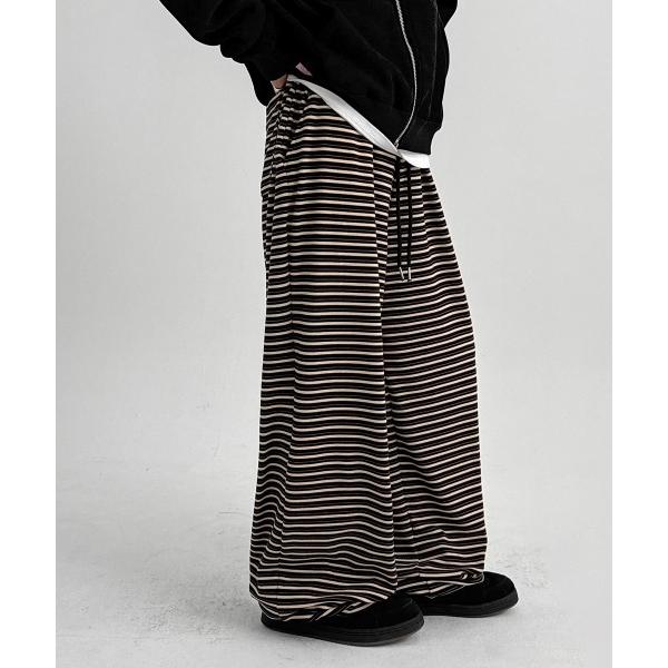 『タイムセール実施中』ZOZO問い合わせ番号:100851538ショップ:3rdSpring，サードスプリングブランド:BLACKUP，ブラックアップ，3rdSpring，サードスプリング商品名:[MADE] カンフーストライプワイドバンデ...