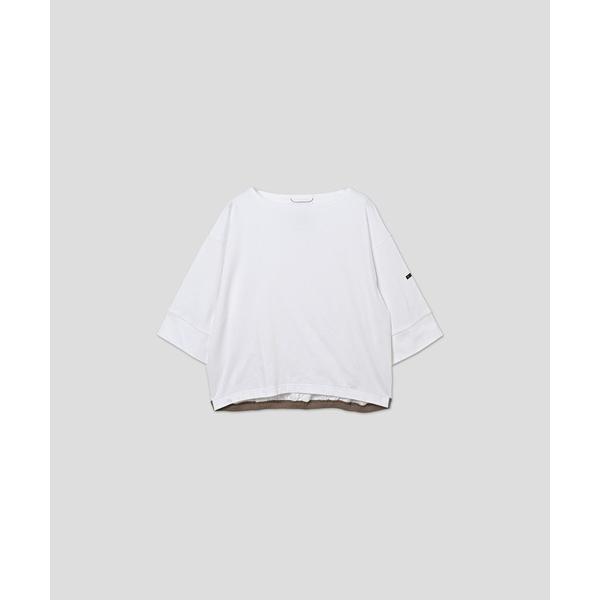 tシャツ 「KHA:KI / カーキ」バックヘムライン バスクシャツ レディース