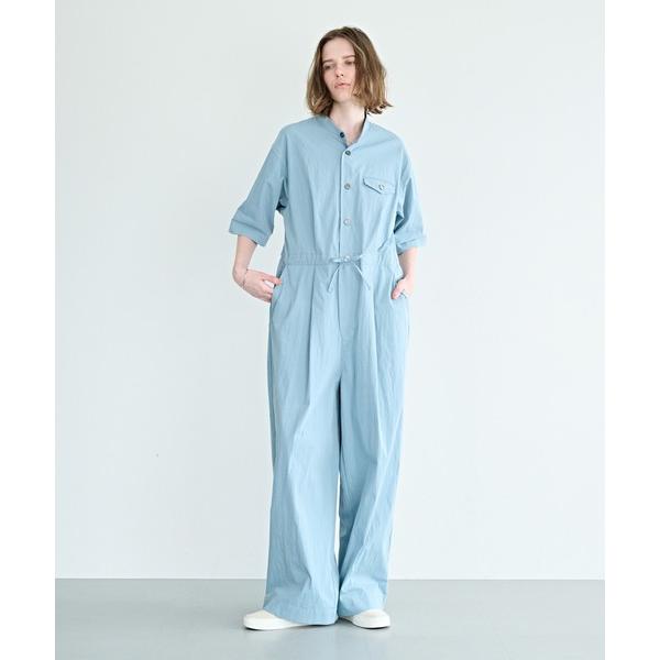 ハーフパンツ パンツ 短パン 「KHA:KI / カーキ」ハーフスリーブ ジャンプスーツ レディース