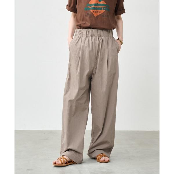 ワイドパンツ パンツ 「KHA:KI / カーキ」ツータック クックパンツ レディース