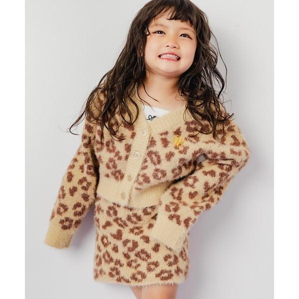 ZOZO問い合わせ番号:100895221ショップ:ANAP，アナップブランド:ANAP kids，アナップキッズ商品名:レオパード柄 シャギー ニット セットアップ 【ジュニアお揃い】カテゴリ:トップス>アンサンブルブランド品番:4...