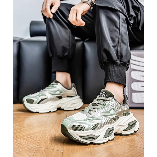 スニーカー 厚底ダッドスニーカー メンズ