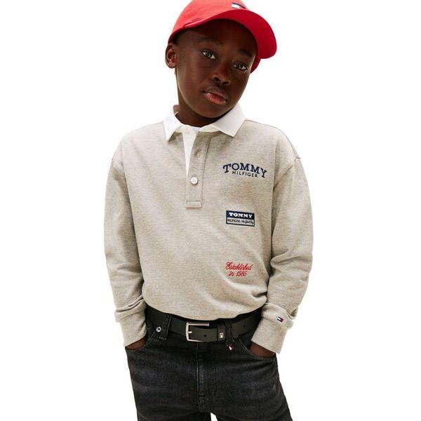 ZOZO問い合わせ番号:100927009ショップ:TOMMY HILFIGER，トミー ヒルフィガーブランド:TOMMY HILFIGER，トミーヒルフィガー商品名:BOYS マルチプリントロングスリーブポロシャツカテゴリ:トップス&gt...