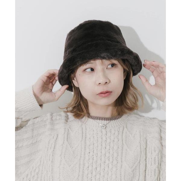 ZOZO問い合わせ番号:100928345ショップ:URBAN RESEARCH，アーバンリサーチブランド:SMELLY，スメリー商品名:ファーバケットハットカテゴリ:帽子>ハットブランド品番:SMA7-2CA008素材:表地 : ポ...
