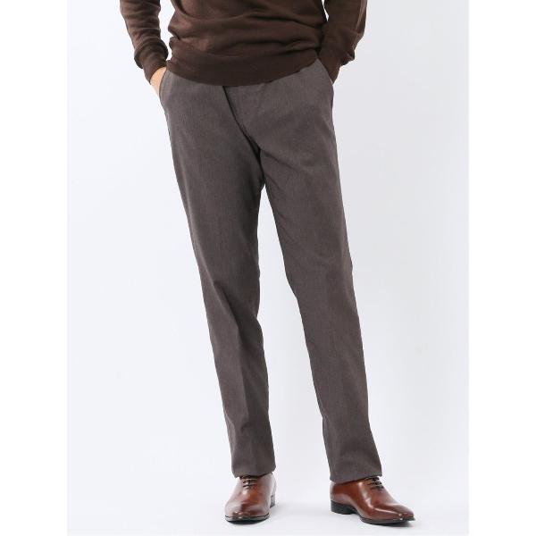 ZOZO問い合わせ番号:100928540ショップ:TAKA-Q，タカキューブランド:TAKA-Q，タカキュー商品名:【ストレッチ ウォッシャブル 裏起毛】タカキュー ノータックビジネスパンツ 茶(セットアップ可能)カテゴリ:フォーマルスー...