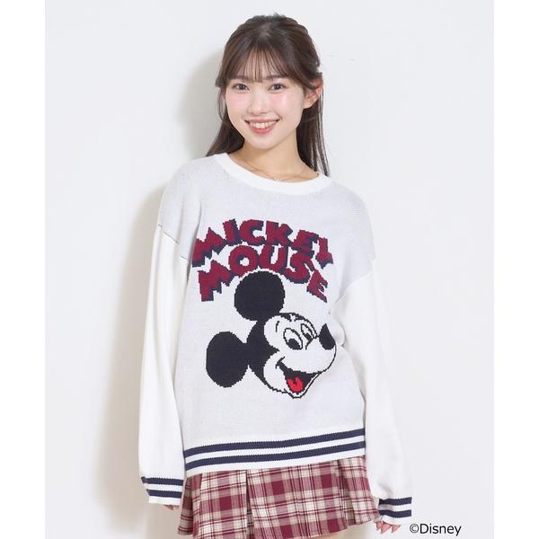 ZOZO問い合わせ番号:100928604ショップ:NARUMIYA ONLINE，ナルミヤ オンラインブランド:LOVETOXIC，ラブトキシック商品名:【Disney】フェイスニットカテゴリ:トップス>ニット/セーターブランド品番...