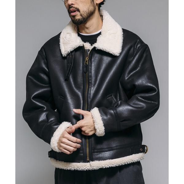 『セール実施中』ZOZO問い合わせ番号:100928746ショップ:FREAK'S STORE，フリークスストアブランド:HINSON，ヒンソン，FREAK'S STORE，フリークスストア商品名:HINSON/ヒンソン B-3 フェイクム...