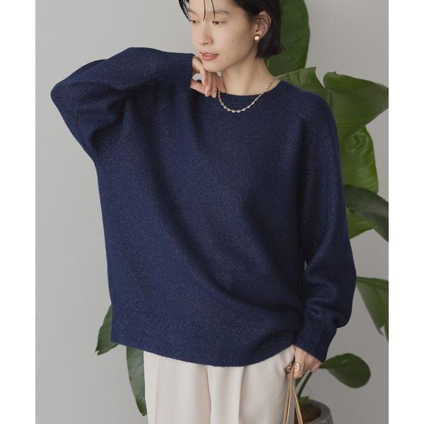 ZOZO問い合わせ番号:100928762ショップ:AMERICAN HOLIC，アメリカンホリックブランド:AMERICAN HOLIC，アメリカンホリック商品名:ラグランラメニットプルオーバーカテゴリ:トップス>ニット/セーターブ...