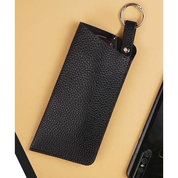 『タイムセール実施中』ZOZO問い合わせ番号:100930310ショップ:Rora，ローラブランド:Blanc de Blue，ブランドブルー商品名:カラビナ付きPUレザーライクメガネケースカテゴリ:ファッション雑貨>メガネブランド品...