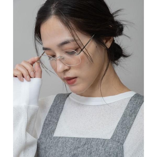 ZOZO問い合わせ番号:100937625ショップ:Munich，ミューニックブランド:Munich，ミューニック商品名:リムレススクエア伊達メガネカテゴリ:ファッション雑貨>メガネブランド品番:GM261G06素材:レンズ：プラスチ...