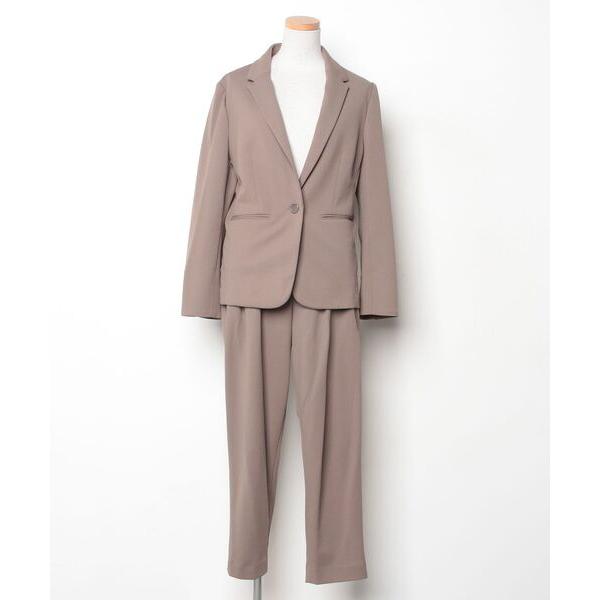 『セール実施中』参考価格：13，420円発売時期：2019年05月コンディション：B（目立つ使用感なし）使用感が少ない、または気にならないアイテム全体的：汚れ、色あせ参考商品名：無地スタイルアップジャケット＆足長パンツ洗える2点セットアップ...