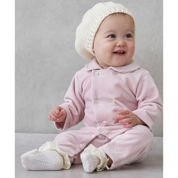 『セール実施中』※このアイテムは返品・交換対象外商品です。ZOZO問い合わせ番号:100974630ショップ:petit main，プティマインブランド:petit main，プティマイン商品名:ダブルボタン衿つきカバーオールカテゴリ:ママ...