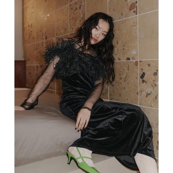 ZOZO問い合わせ番号:100977153ショップ:ANDRESD，アンドレスドブランド:ANDRESD，アンドレスド商品名:ボリュームラッフルレイヤードレス / volume ruffle layer dressカテゴリ:ワンピース/ドレ...