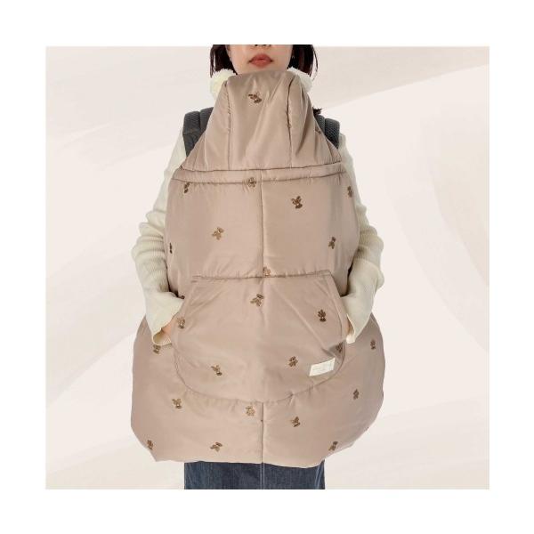 『タイムセール実施中』ZOZO問い合わせ番号:100978078ショップ:トイザらス・ベビーザらス，トイザラス ベビーザラスブランド:トイザらス・ベビーザらス，トイザラスベビーザラス商品名:抱っこ紐ケープ 中綿 クマ刺繍カテゴリ:ママ＆ベビ...