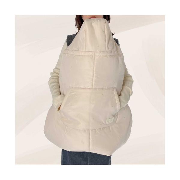 『タイムセール実施中』ZOZO問い合わせ番号:100978105ショップ:トイザらス・ベビーザらス，トイザラス ベビーザラスブランド:トイザらス・ベビーザらス，トイザラスベビーザラス商品名:抱っこ紐ケープ 中綿 リボン刺繍カテゴリ:ママ＆ベ...