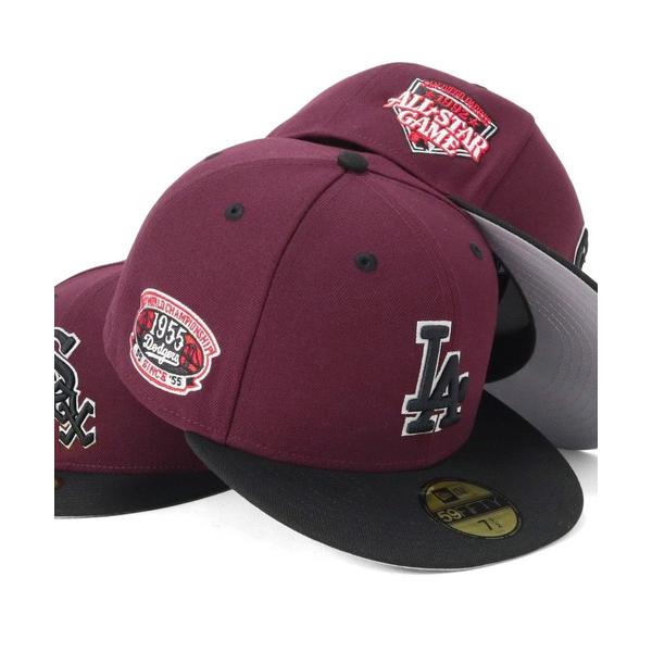 ZOZO問い合わせ番号:100978658ショップ:ONSPOTZ，オンスポッツブランド:NEW ERA，ニューエラ商品名:ニューエラキャップ 59FIFTY ツートーンサイドパッチMLB ONSPOTZ別注カテゴリ:帽子>キャップブ...